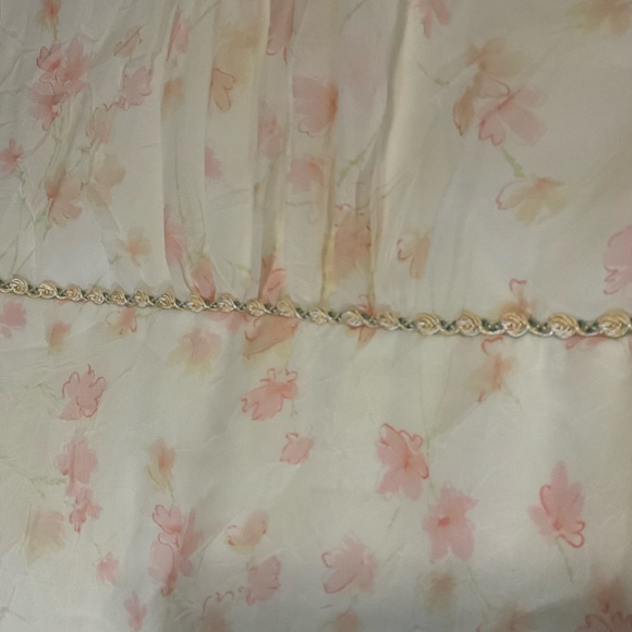 VINTAGE | CHRISTIE BROOKS Childs Floral Tea Dress | L - Picture 4 of 4